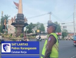 Ciptakan Ketertiban dan Kelancaran Lalu Lintas, Personil Lantas Melaksanakan Penjagaaan dan Pengaturan di Ktl 2