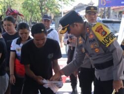 Gelar Gerakan Pangan Murah di Patung Salak Jasri, Kapolres Karangasem Pastikan Stabilitas Harga Kebutuhan Pokok
