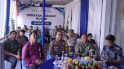 Sinergi Polri dan Bulog, Kapolres Karangasem Ikuti Zoom Meeting Gerakan Pangan Murah Serentak Sebelum Tinjau Lapangan