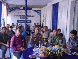 Sinergi Polri dan Bulog, Kapolres Karangasem Ikuti Zoom Meeting Gerakan Pangan Murah Serentak Sebelum Tinjau Lapangan