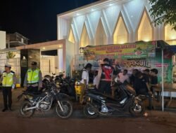 Jaga Kondusifitas Jelang Nyepi dan Idul Fitri, Pos Pam Gatsu Amankan Kawasan Ibadah di Amlapura