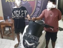 Modus Pinjam Motor Lalu Digadaikan, Dua Pelaku Penggelapan di Tanjung Batu Ditangkap Polisi