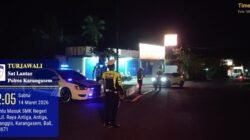 Cegah Aksi Balap Liar Sat Lantas Polres Karangasem Gelar Patroli pada Malam Minggu