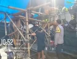 Bhabinkamtibmas Desa Duda Timur Sambangi Warga Binaan, Sampaikan Pesan Kamtibmas