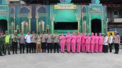 Kunjungan Dan Pengecekan Pos PAM Dan Pos YAN Dipinpin Langsung Oleh Kapolres Oku Timur, AKBP Adik Listiyono. S, I. K,. M, H.,