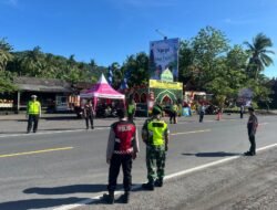 Perketat Pemeriksaan di Yeh Malet, Sat Lantas Polres Karangasem Laksanakan Pengaturan Ketertiban Berlalulintas 