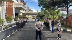 Pastikan Tidak Ada Pelanggaran Personil dalam Pelaksanaan Tugas, Sat Lantas Laksanakan Serah Terima Tugas Jaga