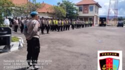 Propam Lakukan Absensi, Pengecekan Kehadiran Personel Dalka Pam Ogoh-Ogoh 