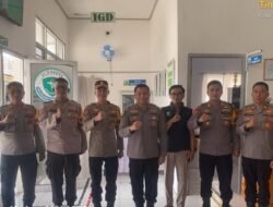 Kabid Dokkes Polda Lampung Selaku Pamatwil Cek Ruang Pelayanan Pamapta SPKT Polres Mesuji