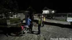 Kapolsek Belitang III Pinpin Langsunh Patroli Rutin Jaga Kamtibmas Antisipasi Tindak Kejahatan