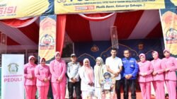 Kapolres Bersama ketua Bhayangkari Cabang Aceh Timur Sambangi Pos Lebaran, Beri Semangat Petugas