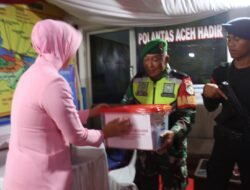 Kapolres dan Ketua Bhayangkari Aceh Tengah Kunjungi Pos Pengamanan Lebaran, Beri Dukungan untuk Petugas