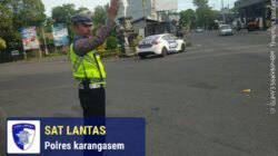 Unit Turjawali Sat Lantas Lakukan Gatur Lalin, di Pos 3 Patung Salak Jasri