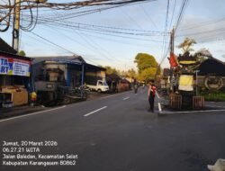 Pastikan Kelancaran Arus Lalulintas, Polsek Selat Laksanakan Gatur Lalin Pagi di Depan Mako