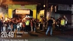 Jaga Kodusifitas Gema Takbir di Bebandem, Personil Polsek Bebandem Kawal Pawai Obor hingga Penyaluran Zakat Fitrah