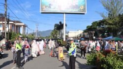 Polres Aceh Tengah Amankan Shalat Idul Fitri, Lalu Lintas Diatur Demi Kenyamanan Jamaah