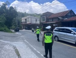 Hari Kedua Lebaran, Polisi Perkuat Pengamanan Jalur Mudik dan Lokasi Wisata di Aceh Tengah