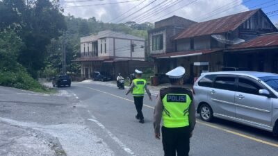 Hari Kedua Lebaran, Polisi Perkuat Pengamanan Jalur Mudik dan Lokasi Wisata di Aceh Tengah