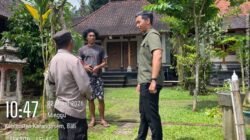 Polsek Selat Gelar Patroli Sambangi Warga Binaan, Berikan Himbauan Kamtibmas