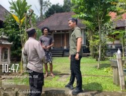 Polsek Selat Gelar Patroli Sambangi Warga Binaan, Berikan Himbauan Kamtibmas