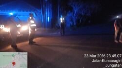 Jaga Kondusivitas Pasca Hari Raya, Polsek Bebandem Intensifkan Blue Light Patrol di Wilayah Desa Sibetan