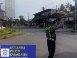 Tekan Angka Lakalantas, Unit Turjawali Sat Lantas Lakukan Gaturlalin di Pos 3 Patung Salak Jasri