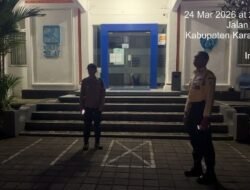 Berikan Rasa Aman dan Nyaman kepada Masyarakat, Polsek Selat Tingkatkan Giat Blue Light Patrol 