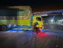 Polsek Sukarami Intensif kan Pengawasan Kendaraan Berat,Arus Balik di Palembang Tetap Lancar