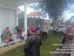 Rutinitas Polsek Selat Gelar Patroli, Sambangi Warga Binaan Sampaikan Pesan Kamtibmas