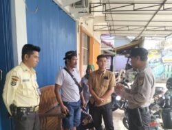 Jajaran Sat Binmas Polres Mesuji Laksanakan Sambang dan Binluh, Imbau Satpam Bank BRI Simpang Pematang Tetap Waspada
