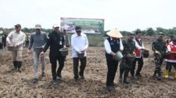 Sinergi TNI dan Pemerintah, Tanam Padi Bersama Gubernur Sumsel di Desa Sungai Dua