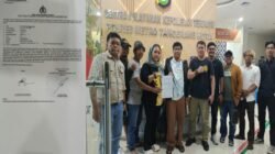 Ketua Projo Muda Kota Tangerang Halasson Sigalingging Melaporkan Salah Satu Akun Sosmed Ke Polres Metro Tangerang Kota