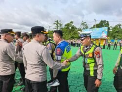 Halalbihalal dan Apresiasi Pasca Operasi Ketupat: Kapolres Teluk Bintuni Pimpin Apel Pagi Awal Tugas Pasca Idul Fitri