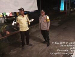Polsek Selat Laksanakan Blue Light Patrol, Sasar Beberapa Titik Strategis