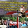 Kapolda Sulsel Resmikan Jembatan Gantung di Barru, Anak Sekolah Tak Lagi Bertaruh Nyawa Seberangi Sungai