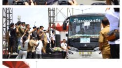 Kapolda Sulsel dan Gubernur Lepas 35 Bus Mudik Gratis di CPI Makassar