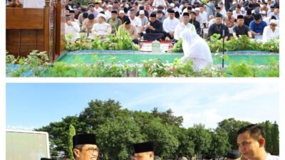 Sholat Idul Fitri 1447 H di Mapolda Sulsel, Wujud Kebersamaan Polri dan Masyarakat