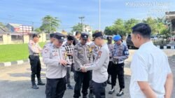 Waka Polres Mesuji Melaksanakan Sidak di Dua Polsek