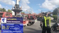 Pastikan Kelancaran Arus Lalu Lintas, Personil Lantas Tingkatkan Penjagaaan dan Pengaturan Lalulintas di Ktl 2