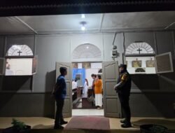 Polres Aceh Tengah Amankan Ibadah Kamis Suci di Gereja Santo Petrus Takengon, Berlangsung Kondusif