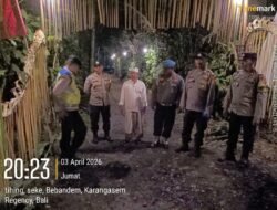 Jaga Kondusifitas Kamtibmas, Polsek Bebandem Amankan Perayaan HUT ST Dadya Bangkak di Tihingseka