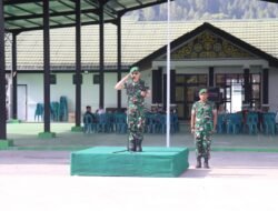 Puluhan Anggota Kodim 0106/Aceh Tengah, Kenaikan Pangkat Satu Tingkat