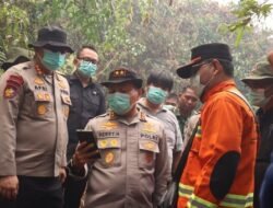 Hadapi Ancaman Badai El Nino, Kapolda Riau Turun Langsung ke Bengkalis Pastikan Pemadaman Karhutla Berjalan Maksimal
