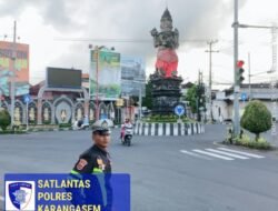 Pastikan Ketertiban dan Kelancaran Arus Lalulintas, Personil Lantas Lakukan Gatur Pagi di Ktl 1 Subagan