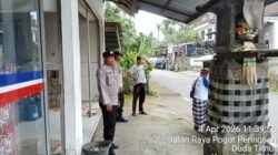 Rutinitas Personil Polsek Selat Gelar Patroli,  dalam Menjaga Keamanan Wilayah Hukumnya