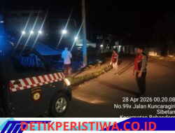 Jaga Situasi Kamtibmas Tetap Kondusif, Polsek Bebandem Gelar Blue Light Patrol Sasar Obyek Vital dan Pemukiman Penduduk