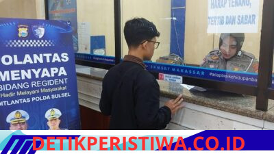 Polantas Menyapa di Samsat Makassar, Bayar Pajak-STNK Kini Lebih Cepat dan Humanis