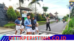 Pastikan Kelancaran Arus Lalu Lintas, Personel Polsek Rendang Atensi Kegiatan Pos Keselamatan Strong Point  