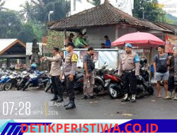 Optimalkan Pelayanan Pagi, Polsek Bebandem Gelar Turba di Pasar Bebandem