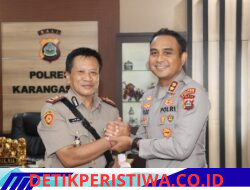 Kapolres Karangasem Pimpin Upacara Penyerahan Jabatan Kasat Intelkam, Memasuki Masa Purna Bhakti